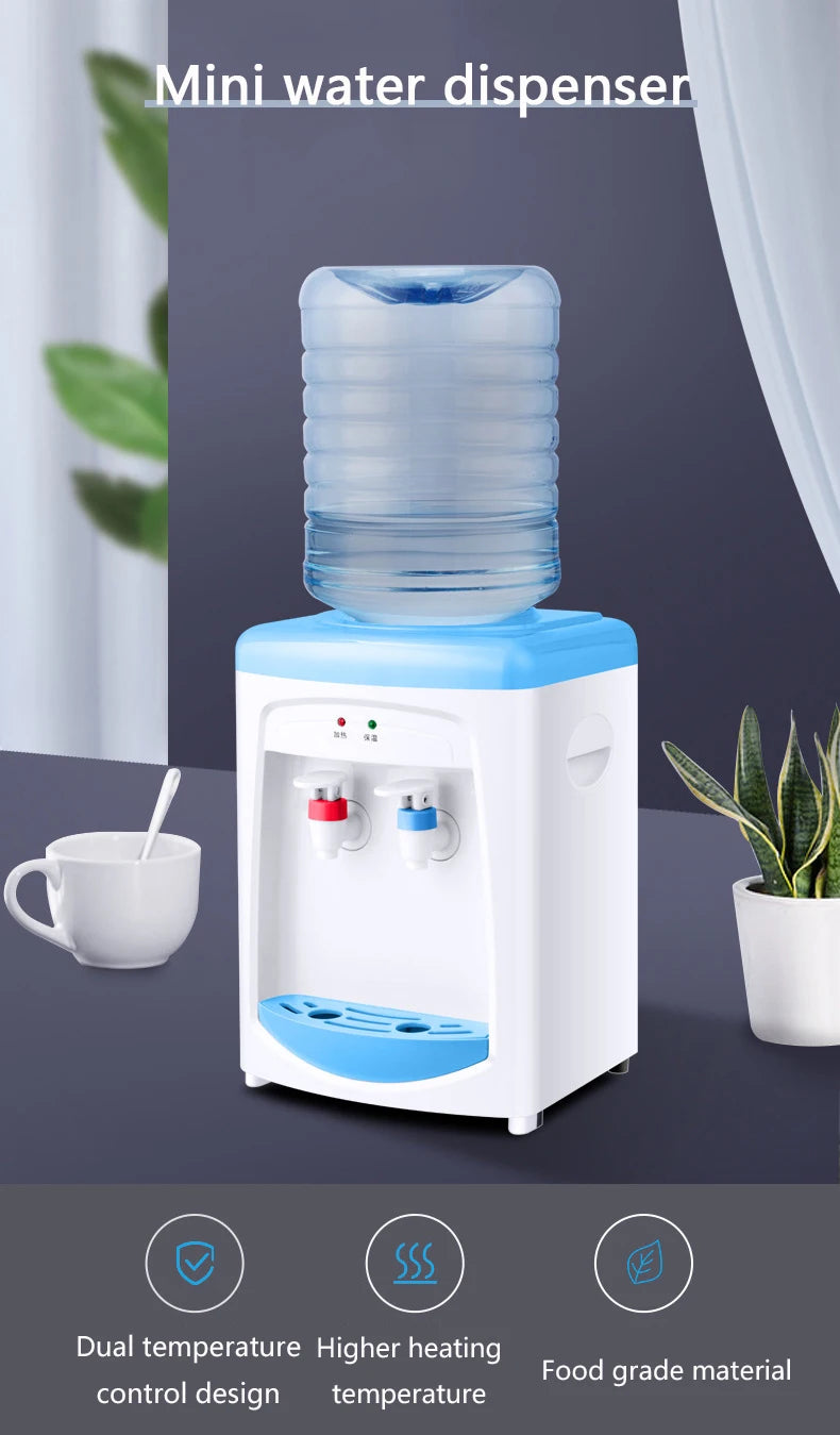 DMWD 550W Household Electric Water Dispenser Desktop Water Heater Mini Water Boiler Drinking Fountain Constant temperature 95℃