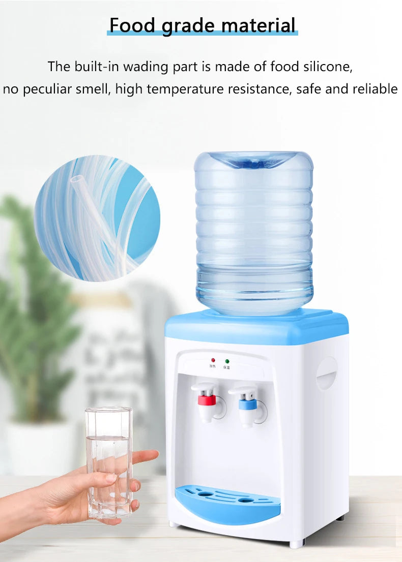 DMWD 550W Household Electric Water Dispenser Desktop Water Heater Mini Water Boiler Drinking Fountain Constant temperature 95℃