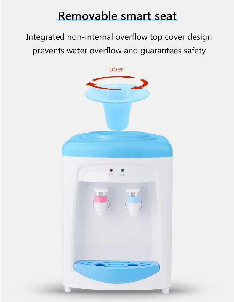 DMWD 550W Household Electric Water Dispenser Desktop Water Heater Mini Water Boiler Drinking Fountain Constant temperature 95℃