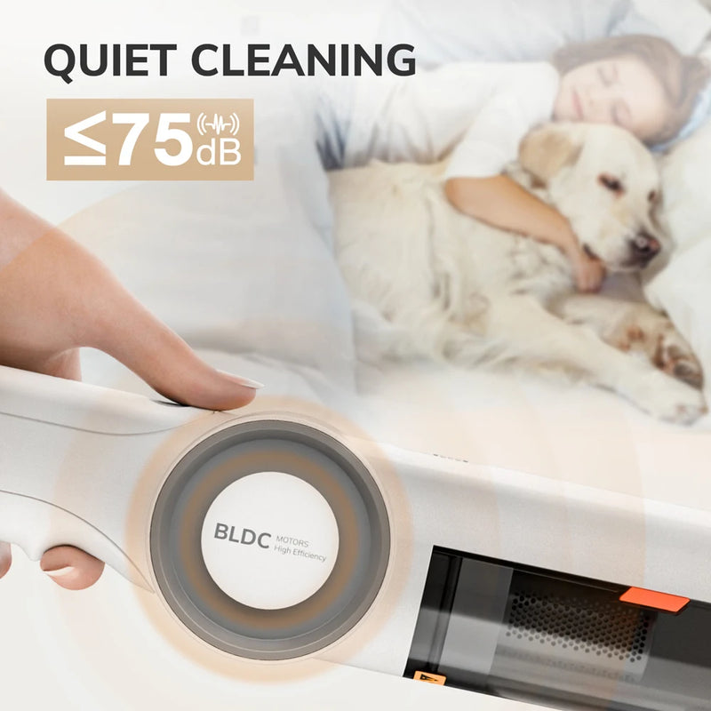 MIUI Portable Handheld Vacuum Cleaner, Multi-Function Vacuum Cleaner Suitable for Pet Hair, Household & Car, Lightweight,White