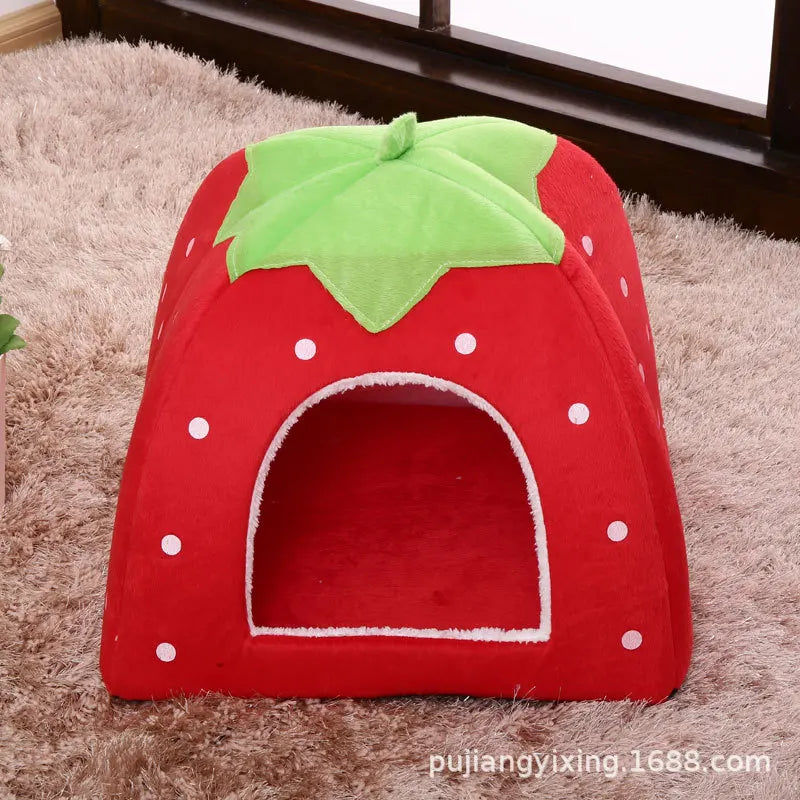 Cocheira para Cães e Gatos - Yurt Morango, Tenda, Cama e Muito Mais!