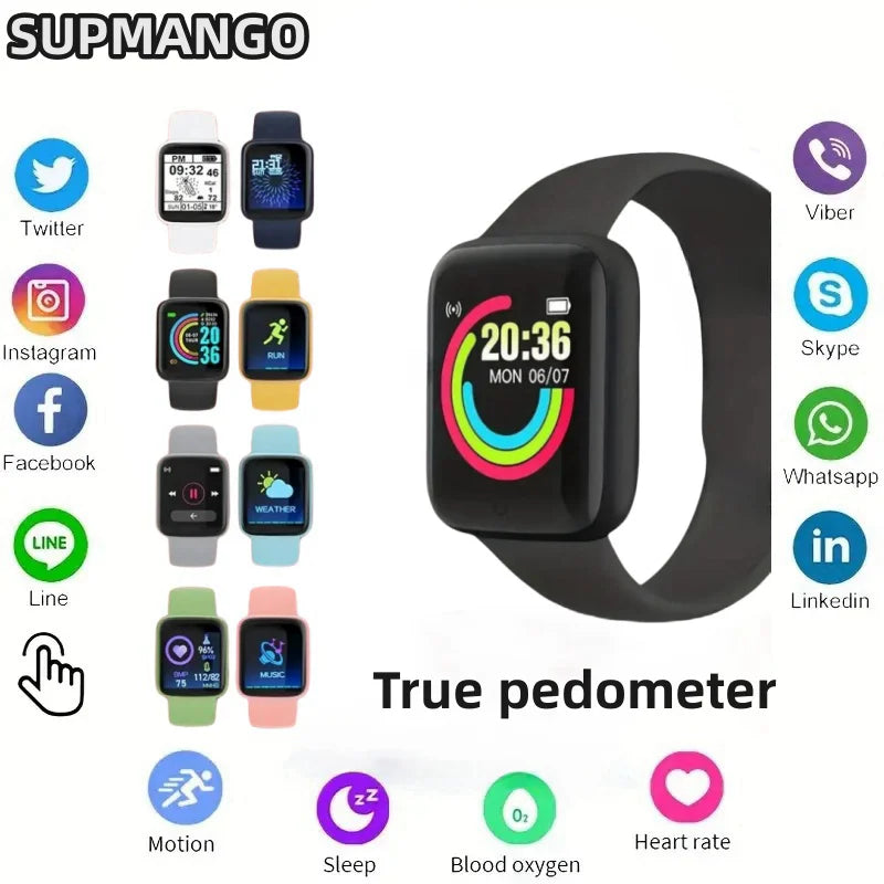 SUPMANGO Smart Watch: Seu Parceiro Ideal para Estilo e Atividades!