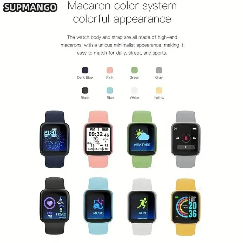 SUPMANGO Smart Watch: Seu Parceiro Ideal para Estilo e Atividades!