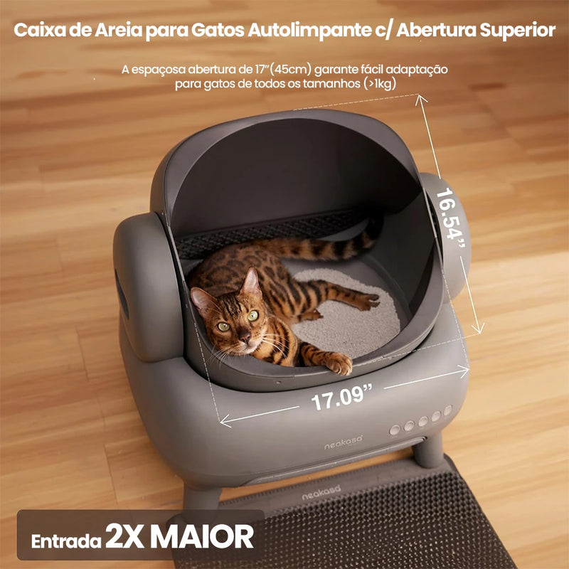 Neakasa M1 Open Self-Cleaning Automatic Cat Litter Box Odor-Free Self-Defendable Cat Sandbox Cat Product Smart Cat Toilet